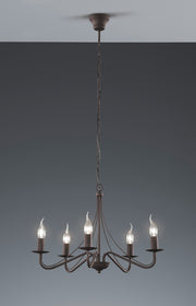 Plafón de techo Trio Country rusty Ø55cm R1198-24