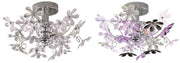 Aplique de pared Trio Flower cromo R20012017
