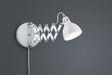 Aplique de pared Trio Scissor LED blanco mate 3000K R20321031
