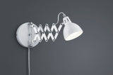Aplique de pared Trio Scissor LED blanco mate 3000K R20321031