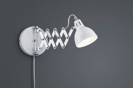 Aplique de pared Trio Scissor LED blanco mate 3000K R20321031