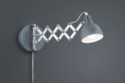 Aplique de pared Trio Scissor concrete look R20321078