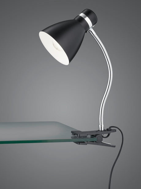 Plafón de techo Trio Harvey LED negro mate 2700K Ø11cm R20731232