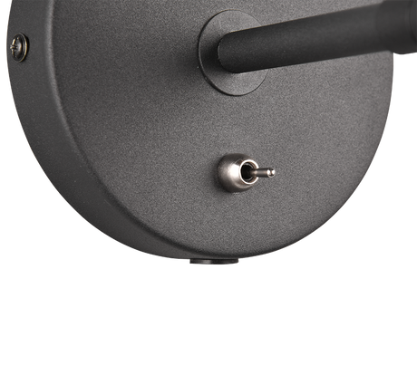 Aplique de pared Trio Enzo LED negro mate 3000K R20781732