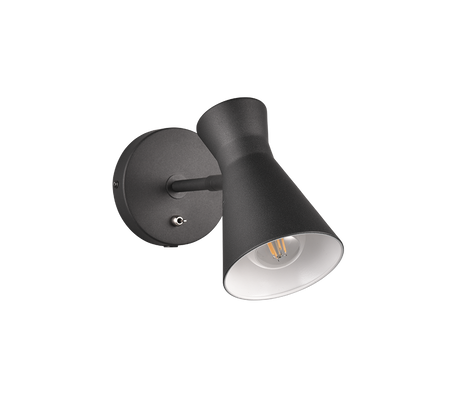 Aplique de pared Trio Enzo LED negro mate 3000K R20781732