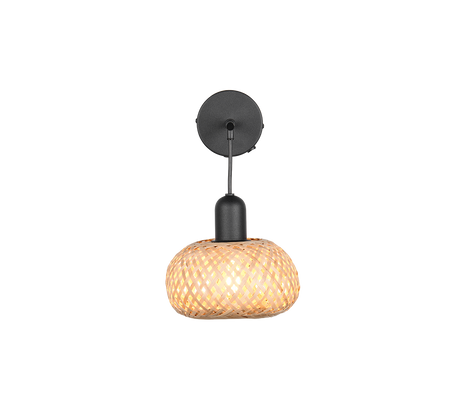 Aplique de pared Trio Leonie LED negro mate 2700K 30,5cm R21871736