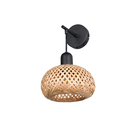 Aplique de pared Trio Leonie LED negro mate 2700K 30,5cm R21871736