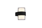 Trio Molina Aplique de pared exterior LED de aluminio antracita R22052142