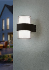 Trio Molina Aplique de pared exterior LED de aluminio antracita R22052142