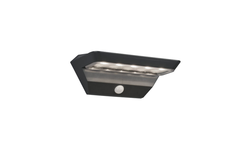 Trio Mendoza Aplique de pared exterior LED de plástico antracita R22241142