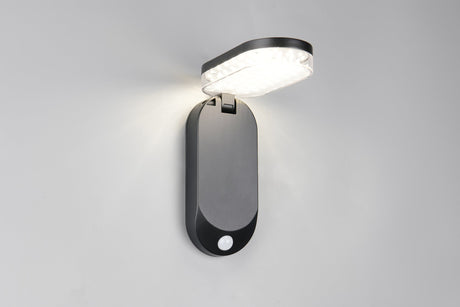 Aplique de exterior Trio Lagoas negro R23176102