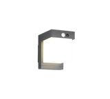 Aplique de exterior Trio Colombo LED solar portátil negro mate 4000K con sensor IP44 R23286132