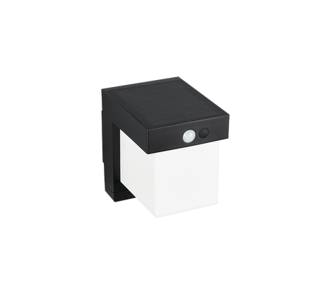 Aplique de exterior Trio Colombo LED solar portátil negro mate 4000K con sensor IP44 R23286132 - vista 2