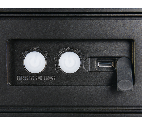 Aplique de exterior Trio Silves LED solar portátil negro 4000K con sensor USB IP44 R23306102 - vista 4