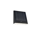 Aplique de exterior Trio Alvorada LED solar portátil negro 4000K con sensor USB IP44 R23326102