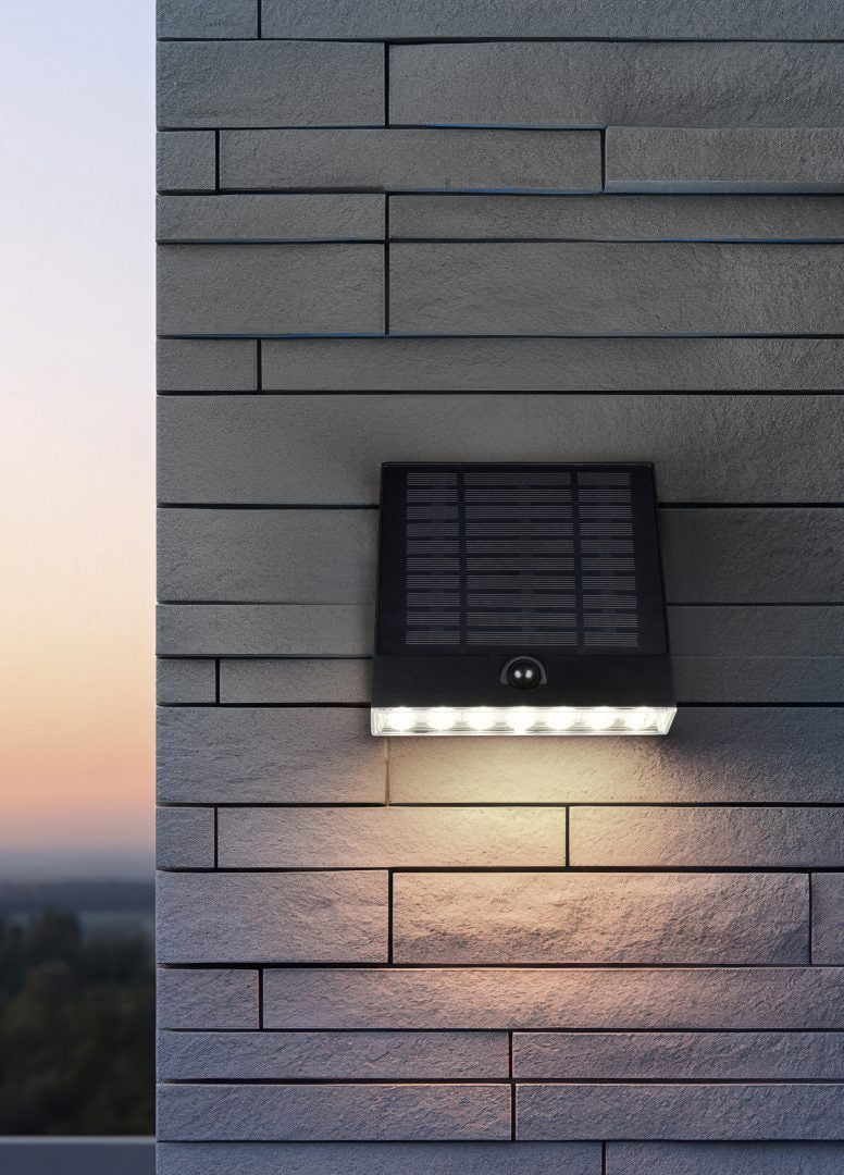 Aplique de exterior Trio Alvorada LED solar portátil negro 4000K con sensor USB IP44 R23326102 - vista 6