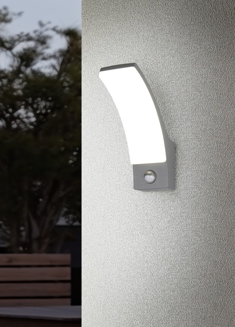 Aplique de exterior Trio Beja LED antracita 4000K IP44 R23359142