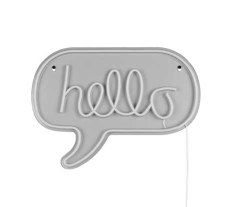 Aplique de pared Trio Hello LED transparent clear 31cm R23711100