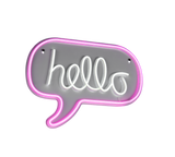 Aplique de pared Trio Hello LED transparent clear 31cm R23711100
