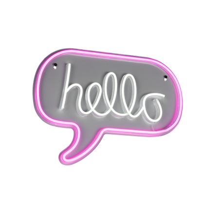 Aplique de pared Trio Hello LED transparent clear 31cm R23711100