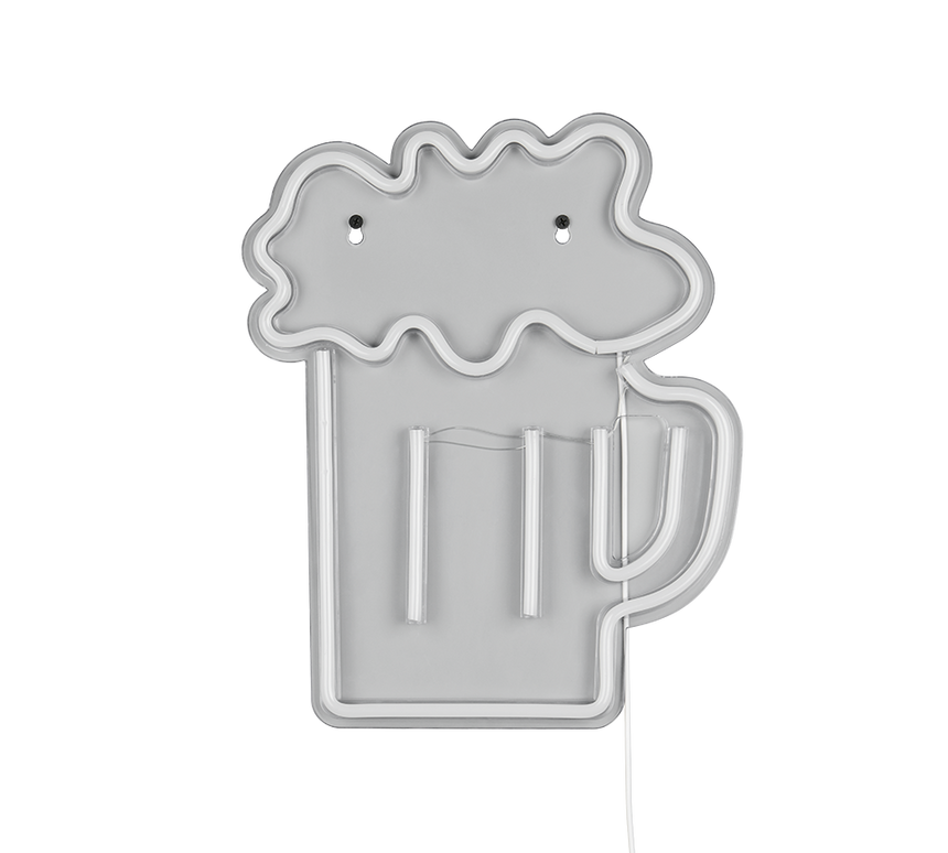Aplique de pared Trio Beer LED transparent clear 36cm R23721100