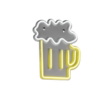 Aplique de pared Trio Beer LED transparent clear 36cm R23721100