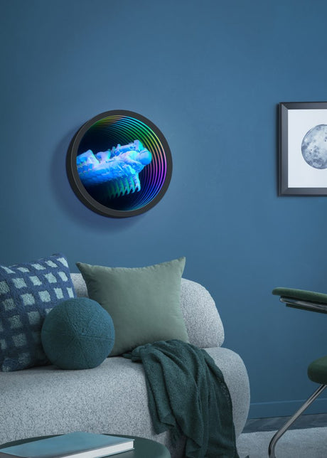 Aplique de pared Trio Duke LED negro mate 6500K R23821132