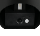 Aplique de exterior Trio Genie LED negro mate 3000K IP44 R24161632