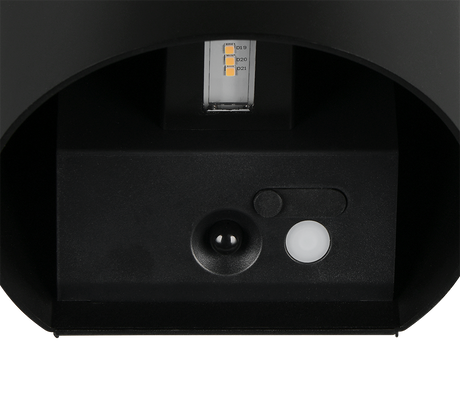 Aplique de exterior Trio Genie LED negro mate 3000K IP44 R24161632