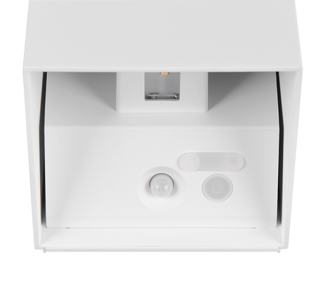 Aplique de exterior Trio Genie LED blanco mate 3000K IP44 R24169631