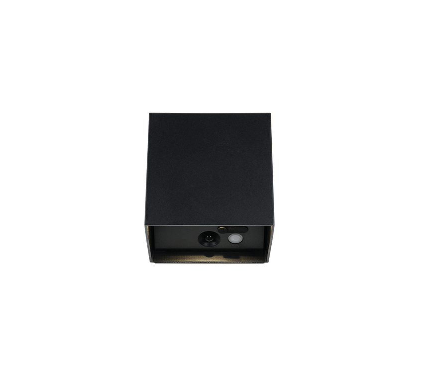 Aplique de exterior Trio Genie LED negro mate 3000K IP44 R24169632