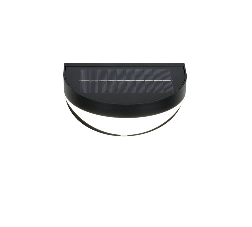 Aplique de exterior Trio Cobre LED negro mate solar 4000K IP44 R24716132