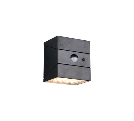 Aplique de exterior Trio Talca LED negro mate IP65 R25119632