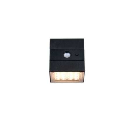 Aplique de exterior Trio Talca LED negro mate IP65 R25119632