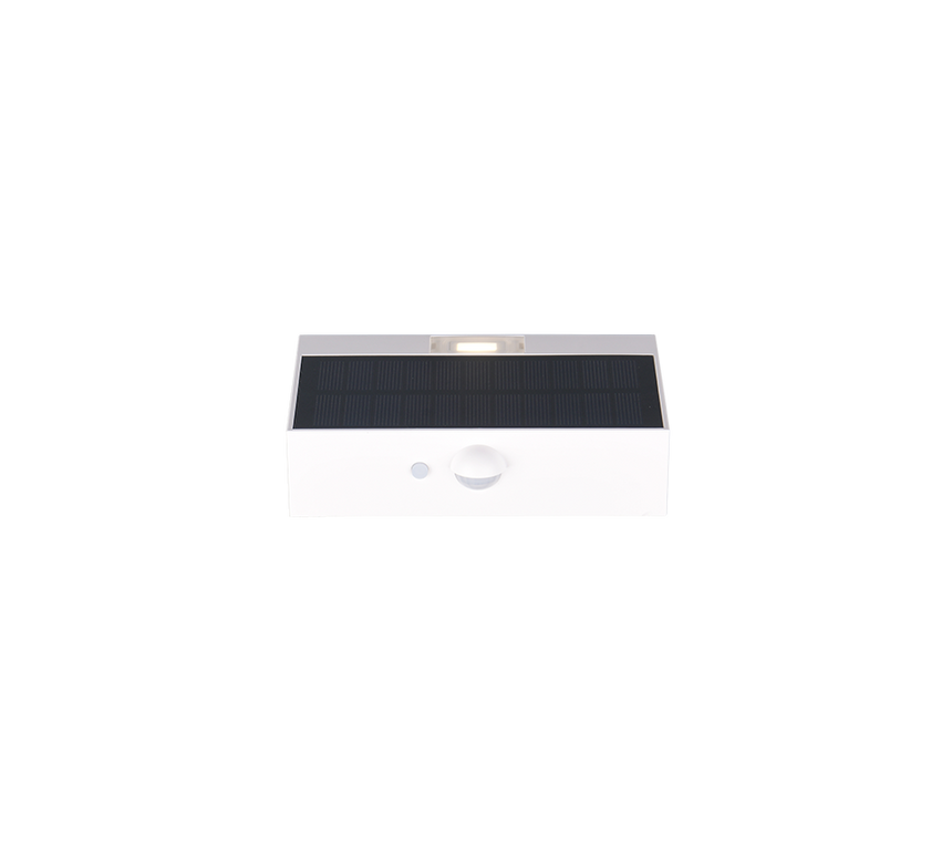 Aplique de exterior Trio Elvas LED blanco mate 4000K IP65 R25129631