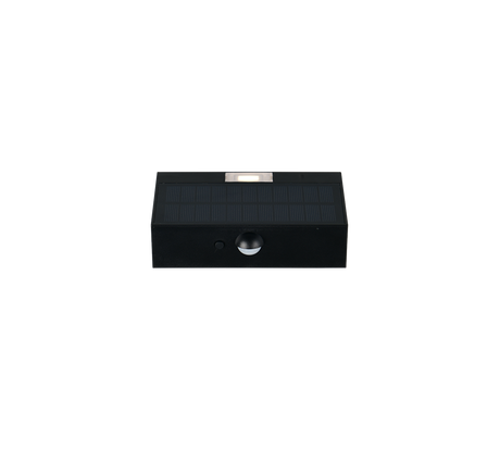 Aplique de exterior Trio Elvas LED negro mate 4000K IP65 R25129632