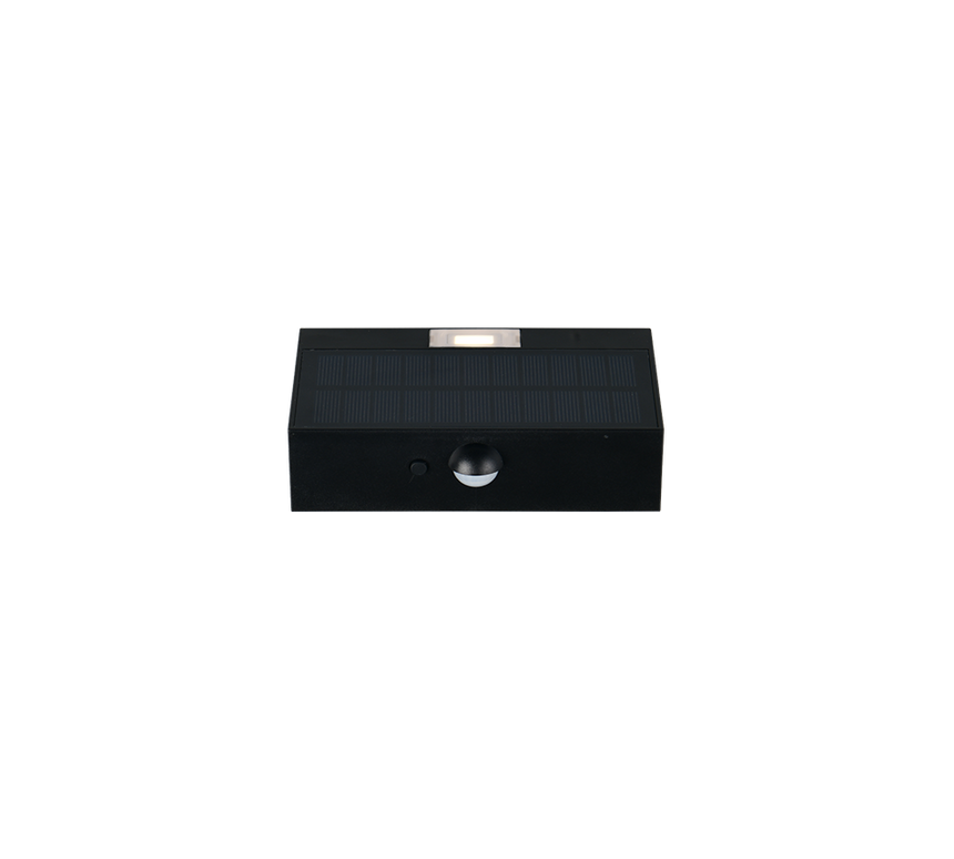 Aplique de exterior Trio Elvas LED negro mate 4000K IP65 R25129632
