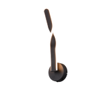 Aplique de pared Trio Ginko LED negro mate 3000K 45,5cm R25791732