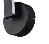 Aplique de pared Trio Ginko LED negro mate 3000K 45,5cm R25791732 - vista 3