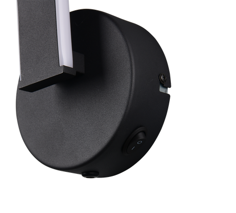 Aplique de pared Trio Ginko LED negro mate 3000K 45,5cm R25791732 - vista 3