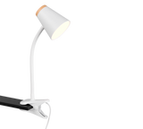 Flexo con pinza Trio Pongo LED blanco 3000K R25831101
