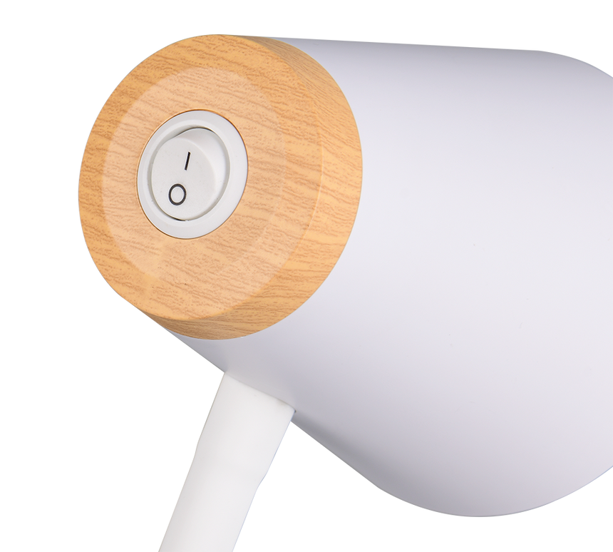 Flexo con pinza Trio Pongo LED 3000K blanco — ref. R25831101 (2)