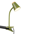 Flexo con pinza Trio Pongo LED verde 3000K R25831115