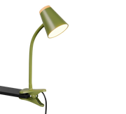 Flexo con pinza Trio Pongo LED verde 3000K R25831115