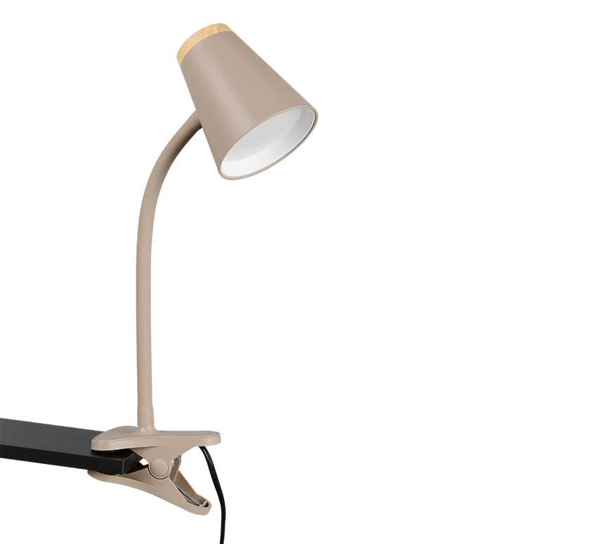 Flexo con pinza Trio Pongo LED warm beige 3000K R25831143 - vista 3