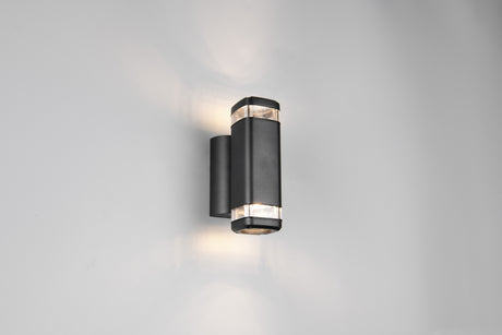 Aplique de exterior Trio Barcelos LED negro mate 3000K IP44 R26446232