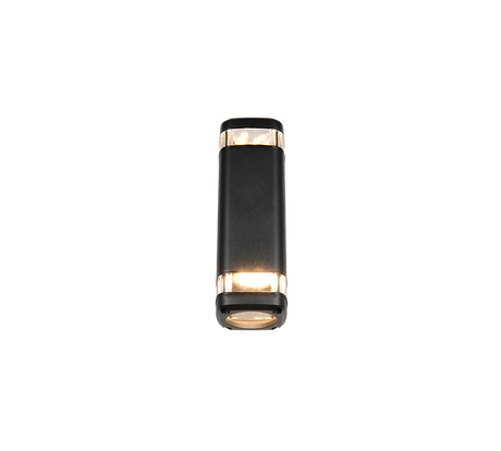 Aplique de exterior Trio Barcelos LED negro mate 3000K IP44 R26446232