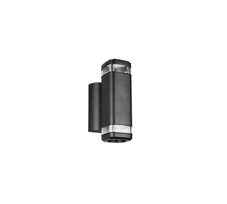 Aplique de exterior Trio Barcelos LED negro mate 3000K IP44 R26446232