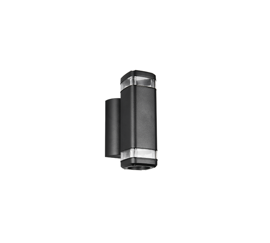 Aplique de exterior Trio Barcelos LED negro mate 3000K IP44 R26446232