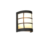 Aplique de exterior Trio Sintra acero inoxidable negro mate IP44 R26456132